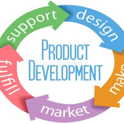 product-development-business-design-five-arrows-connect-parts-cycle-33582430